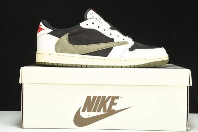 SP Jordan Travis Scott 1 Retro OG Low Olive 0322